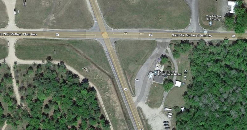 Garlets Corner Restaurant and Motel - Aerial Map